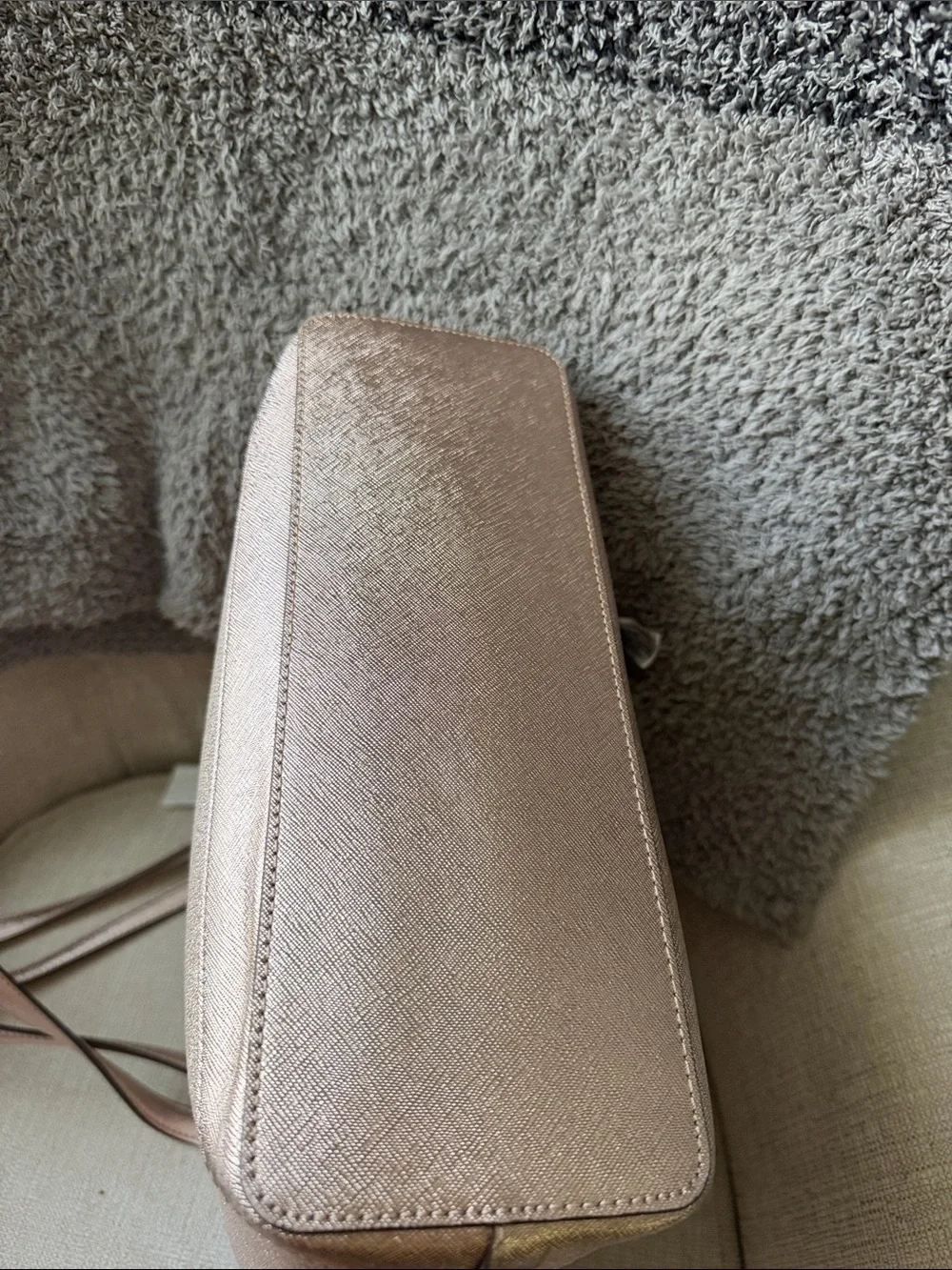 kate spade Metallic/Glitter Rose Gold Tote